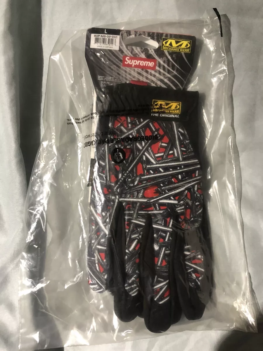 Supreme Mechanix Wear Glove Size Medium M Gloves Deadstock DS NWT Red