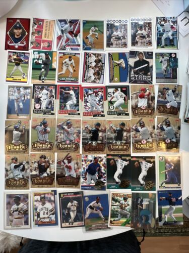 HUGE MLB Baseball AllStar HOF Rookie Card Lot Bonds McGwire Jeter Thomas Mantle - Picture 8 of 24