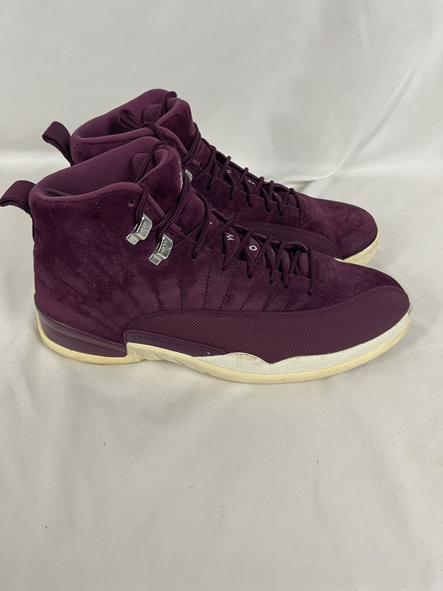 Nike Mens Air Jordan Retro 12 XII Bordeaux Burgundy Maroon 130690-617 Size 