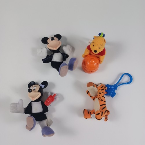 Vintage Disney House Of Mouse, Tigger & Pooh Plush-Set Of 4 -Happy Meal Toy 2001 - Picture 19 of 20
