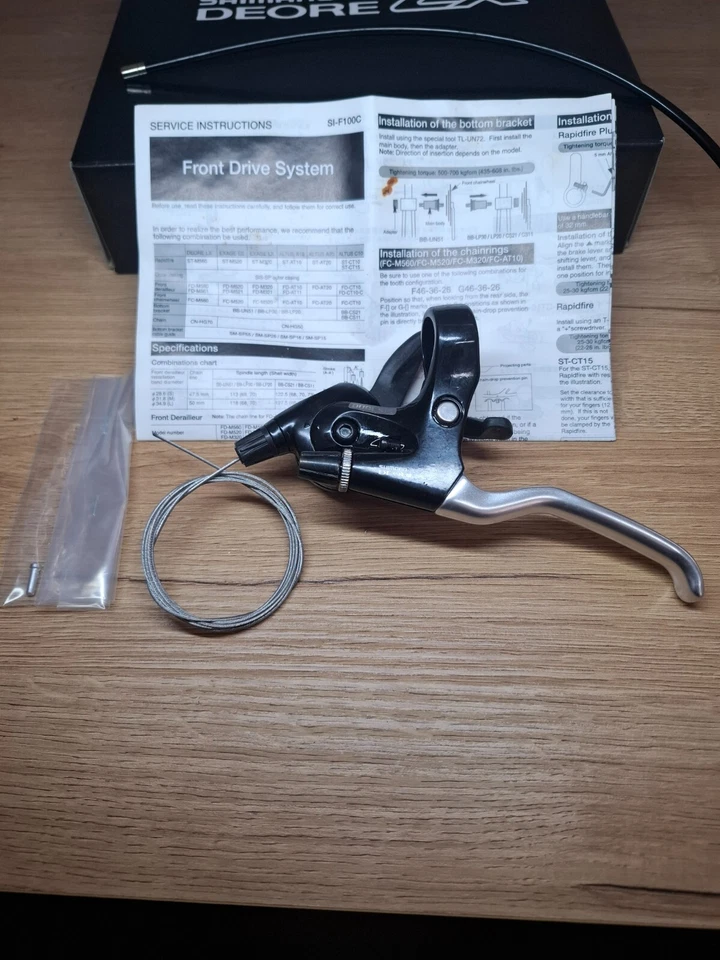 Retro Bicycle Parts NIB NOS Shimano Deore LX ST-M560 Brake Shifter Lever - 3-S. - Image 3 of 4