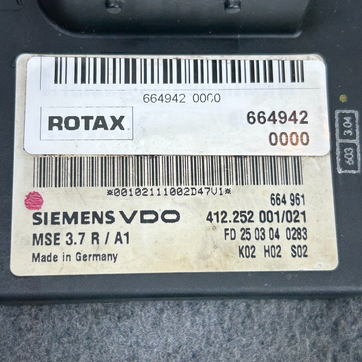 Sea Doo 2004 RXP electronic control unit module ECU ECM 420664942 