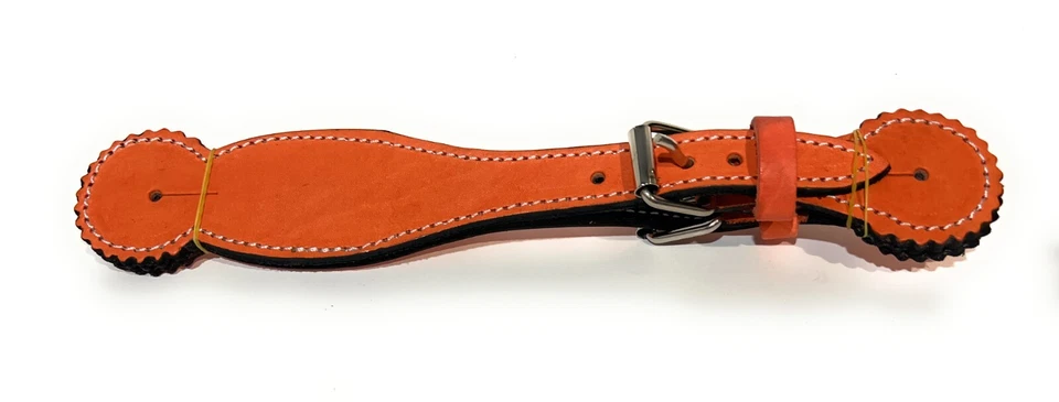 Correas de cuero para silla de montar Western, silla de montar Charro Correllones Para Espuelas Foto 4 de 4