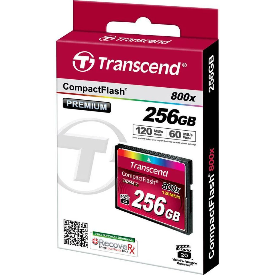 Transcend Premium 800x CF-Karte 256 GB - Bild 2 von 2