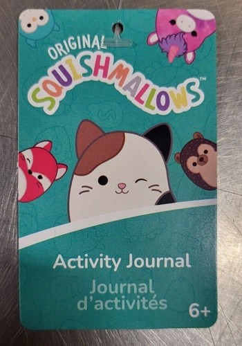 Squishmallow Activity Journal with Bookmark Soft Fuzzy Brand New Hard to Find - Picture 4 of 7