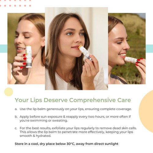 Emu Oil Lip Balm with SPF50+ Sun Protection(15g Stick), Vitamin E - Picture 5 of 10