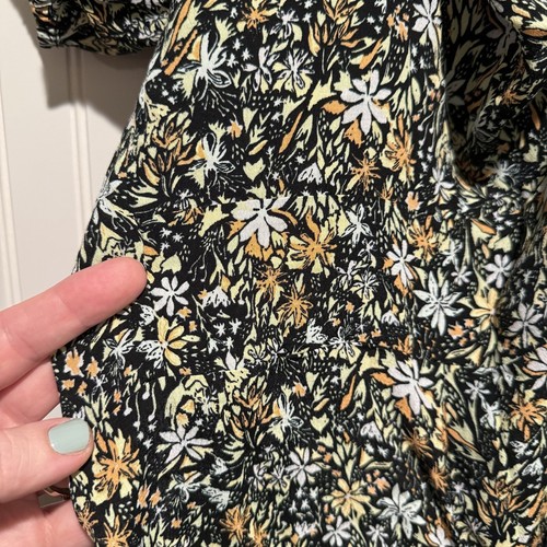 Cotton On Curve Violet Puff Sleeve Dress Caroline Floral NEW Plus Size 20 - Picture 4 of 10