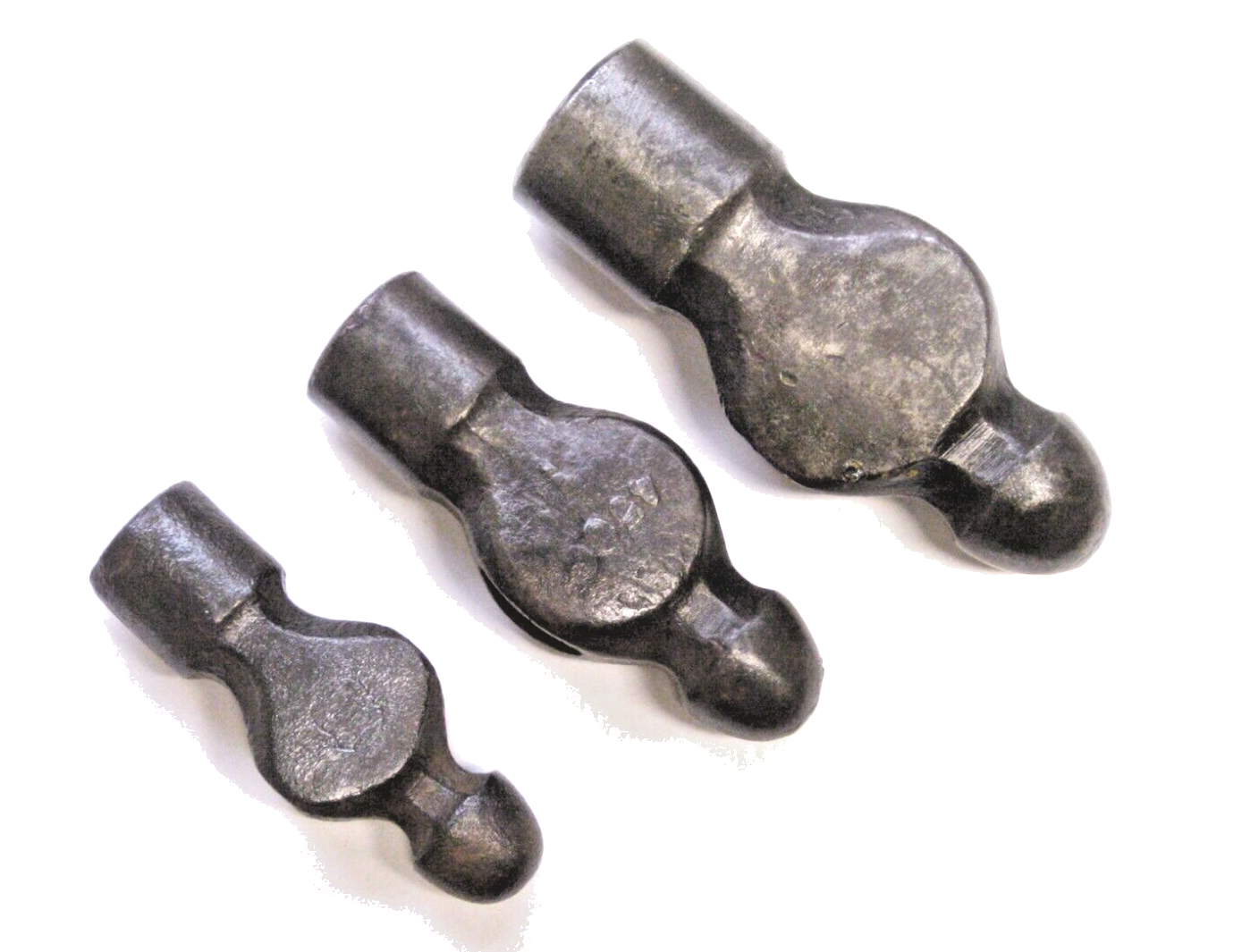 Vintage Lot of 3 Ball Peen Hammer HEADS True Temper Vulcan etc. Three Sizes eBay