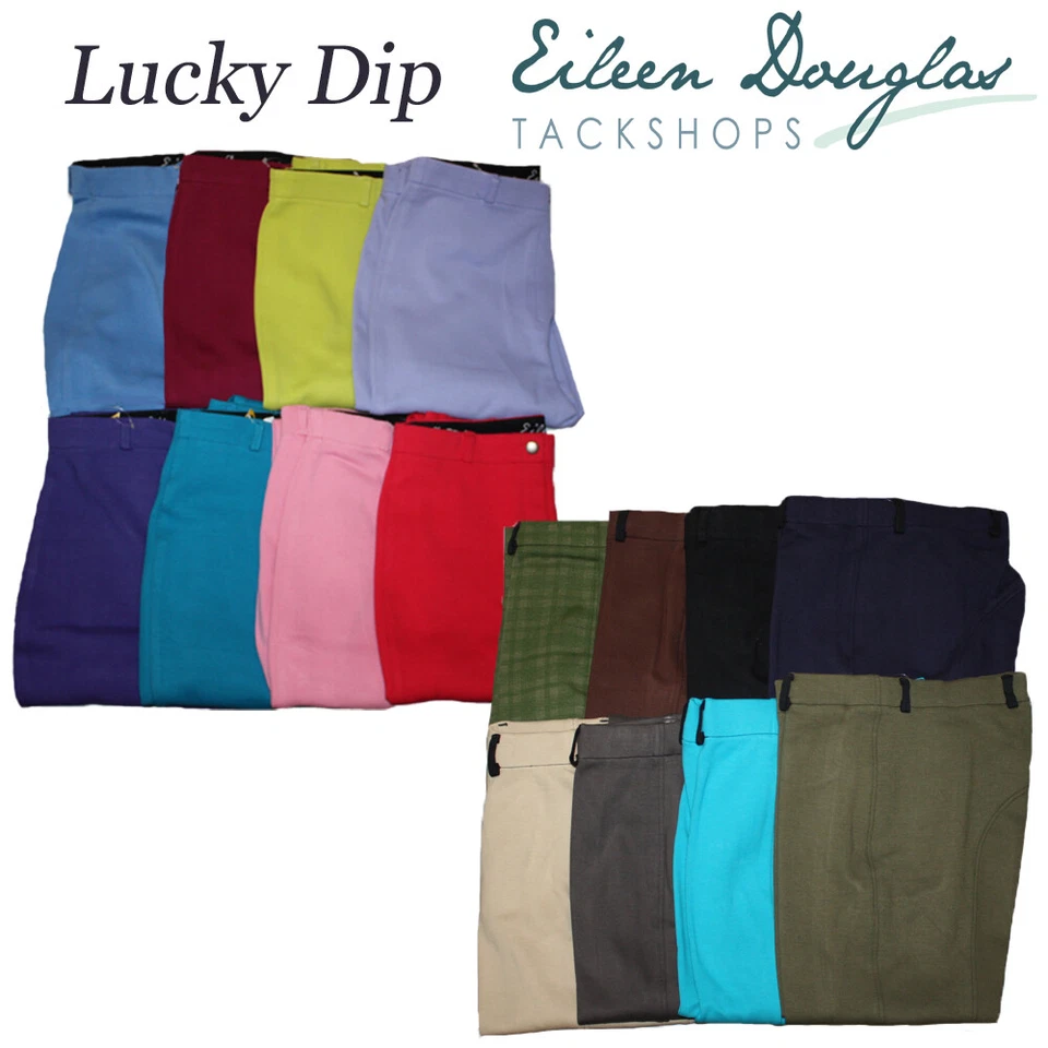 EDT Damen Strick Pull On Reithose Lucky Dip Farben verschiedene