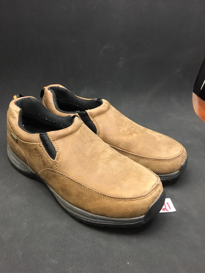 Redhead Brand Co. Cuero café impermeable con puntera sin usar talla 10,5 D Bone Dry Foto 2 de 4