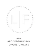 Custom Round Designer Shiny Seal Personalized Custom Monogram Embosser