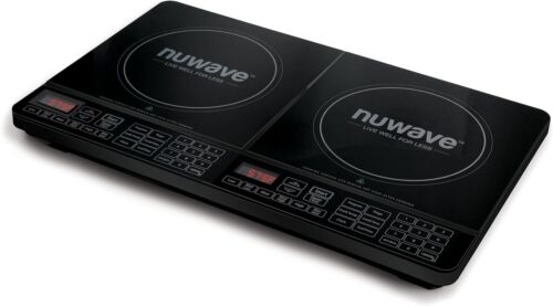 NEW Nuwave Double Induction Cooktop Powerful 1800W, 2 Large 8” Heating Coils