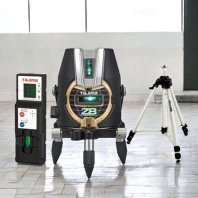 Tajima High Bright Blue Green Level Laser ZEROB-KYSET 3-Line Gimbal Control Set