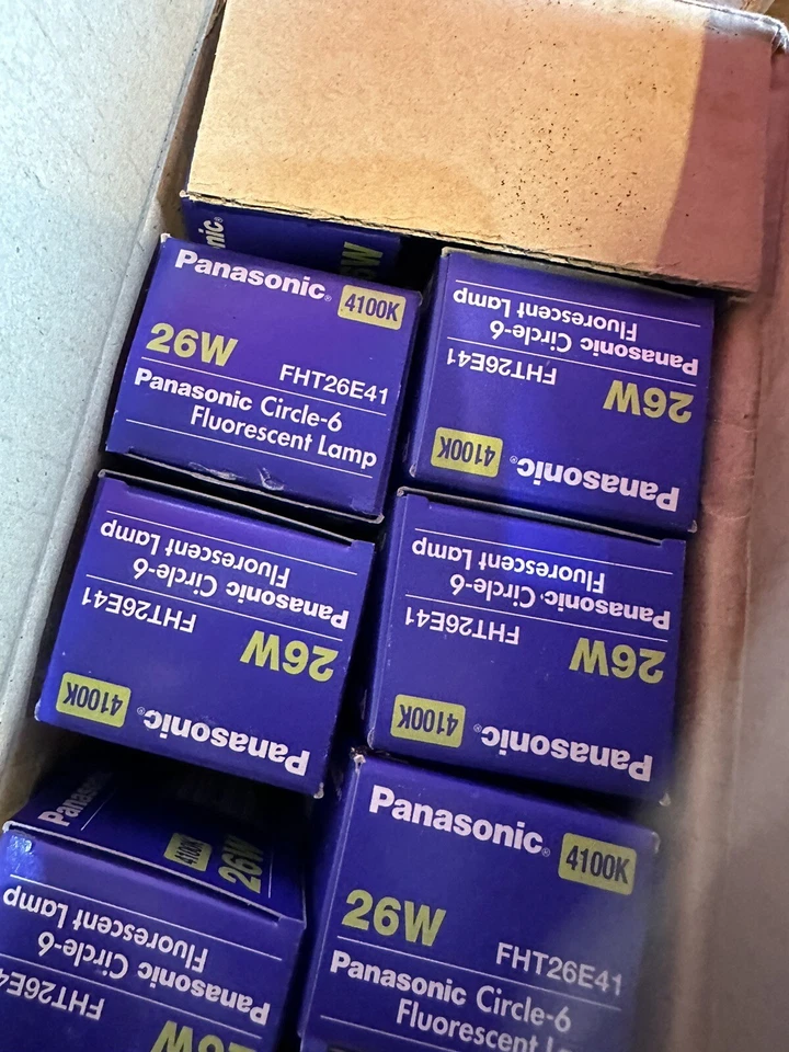 Case 10 Bulbs for PANASONIC Circle-6 Florescent FHT26E41 LAMP 26 WATTS new Bulb - Image 2 of 4
