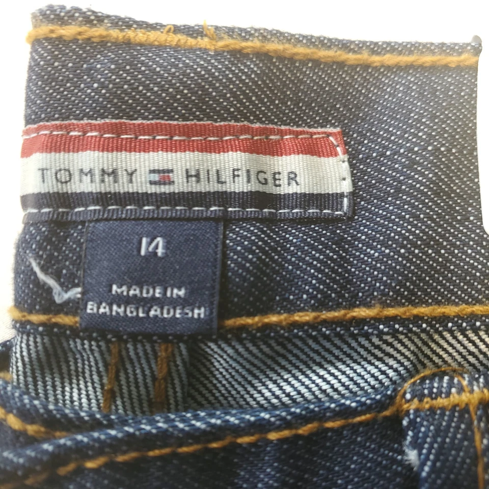 NWT tommy hilfiger boys jeans Sz 14 revolution/slim straight Leg dark wash - Image 2 of 4