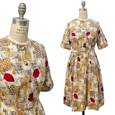 knee length dresses for ladies Antique Edwardian White Cotton Dress with Ruffle Collar, Small – Ian  Drummond Vintage main image 1