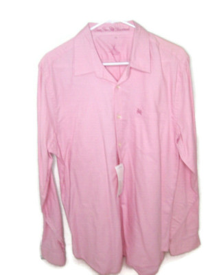 7 Diamonds Pink Blush Button Down Dress Casual Shirt Men Large