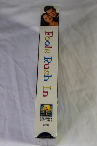 Fools Rush In VHS Matthew Perry Watermark Sealed NEW - Picture 4 of 4