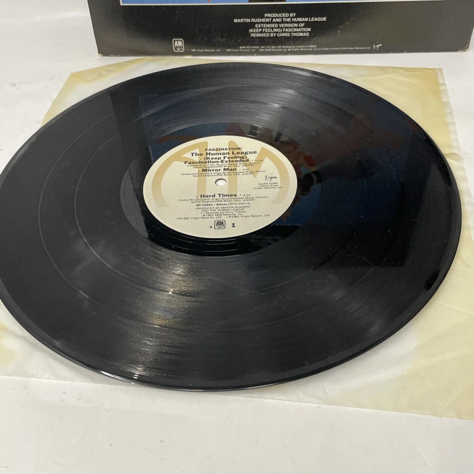 The Human League – Fascination! 1983 A&M Records SP-12501 Synth-Pop LP EX/VG+ - Image 4 of 4