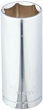 Powerbuilt 642206 1/2" Dr. 6 Pt. SAE Deep Well Socket, 15/16"