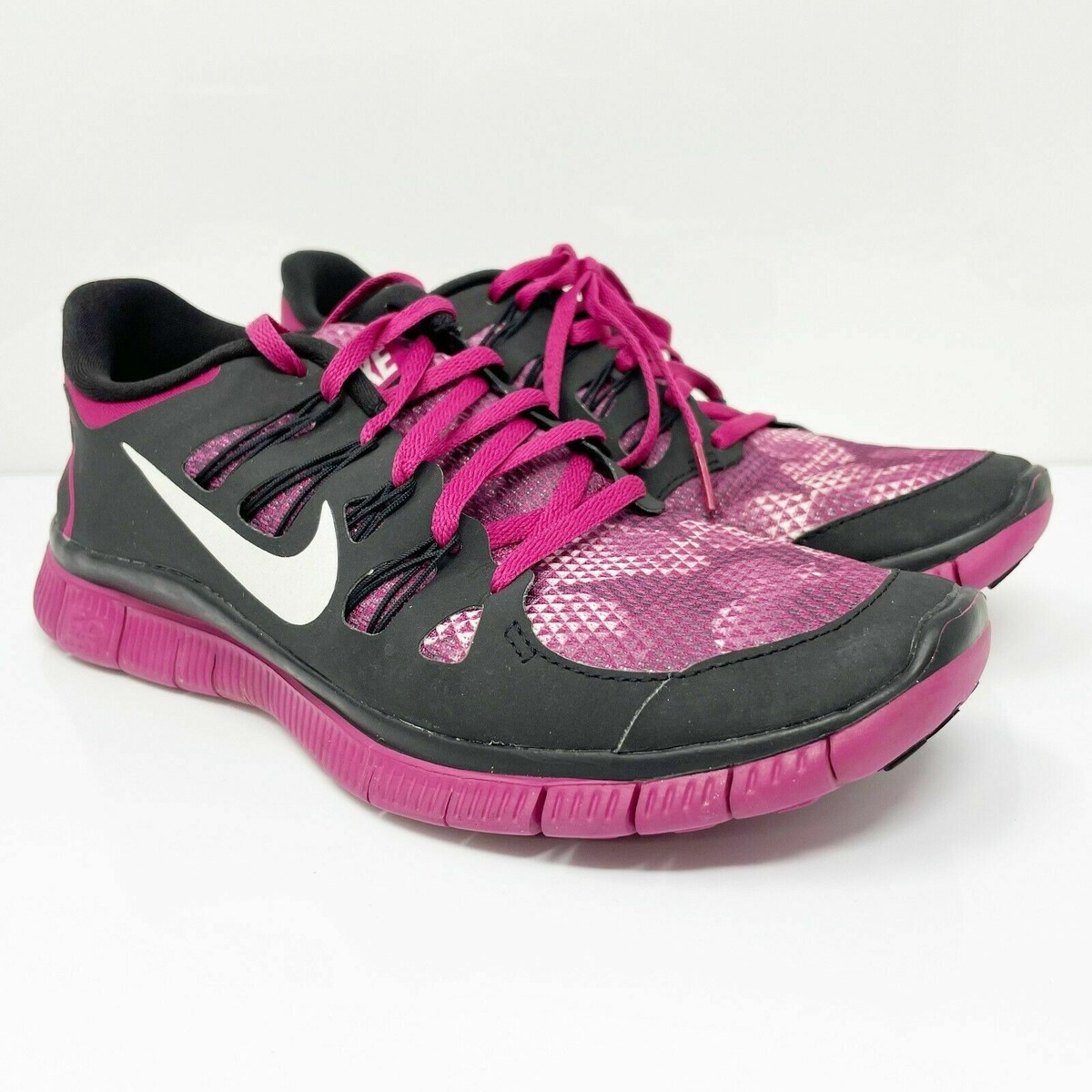 Nike Women's Free 5.0+ PRM Black/ Magenta Sz 7 603825-500 | eBay