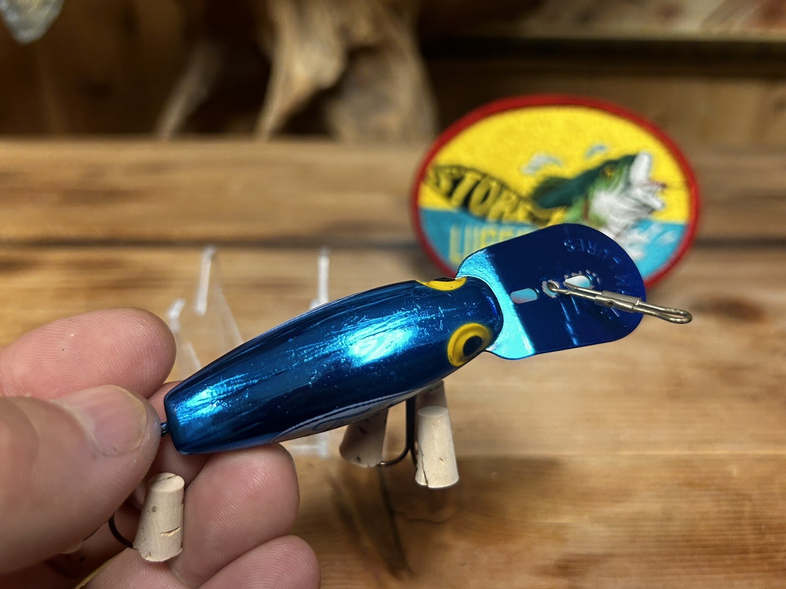 Vintage Storm Pre Rapala Rattle Tot Ford Motors Advertisement Bass Fishing Lure - Image 6