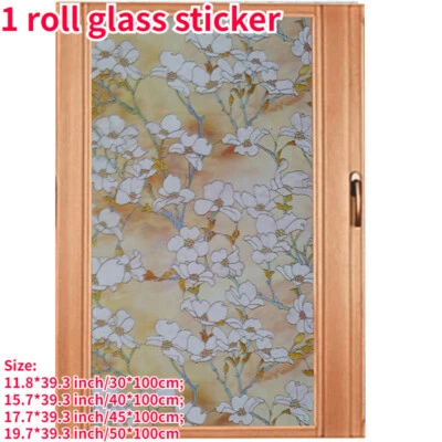 Statisch Haften Privatsphäre Fenster Films Mattiert Decke Glas Sticker Wohndeko - Bild 1 von 4