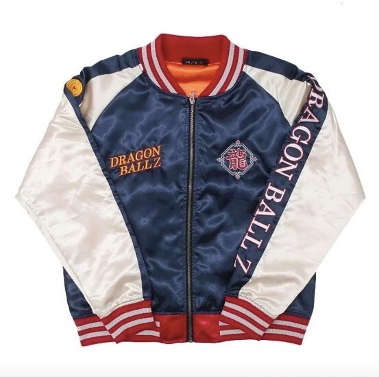 Sukajan Dragon Ball Z Shenron Blouson Satin Embroidery Jacket One