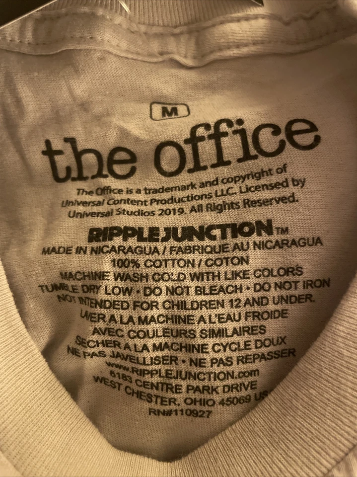 Camisa Ripple Junction The Office Assistant to the Regional Manager astilla mediana Foto 4 de 4