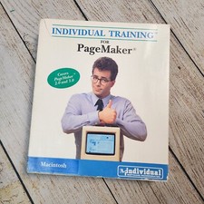Retro Individual Training for Pagemaker 2.0  3.0 Macintosh Software Disks