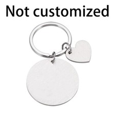 Couple Keychain Customization Photo Stainless Steel about Valentine's day