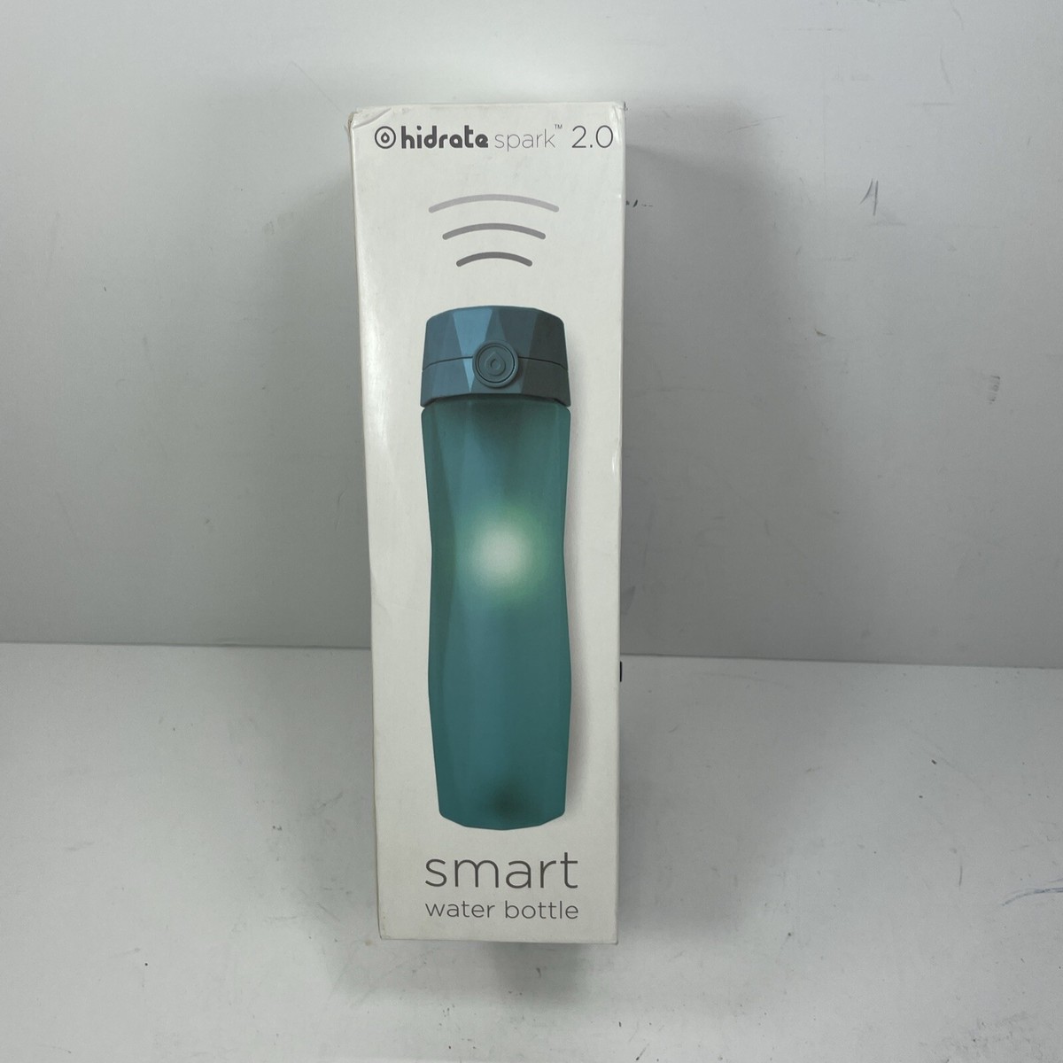 Hidrate Spark Smart Water Bottle Teal Blue Bluetooth Hydration