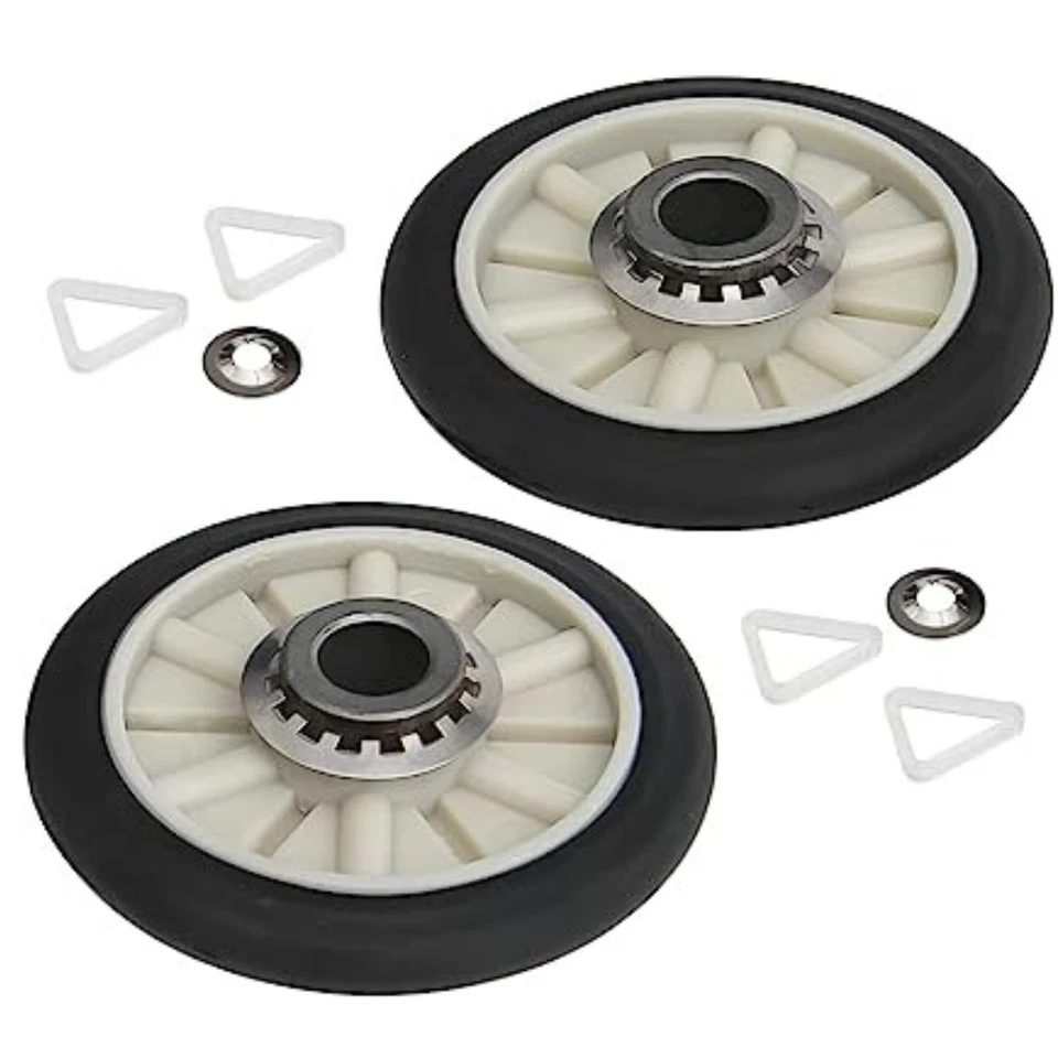 349241T Kit de rodillos de tambor secador para Whirlpool 99989679, 26000349241 PAQUETE DE 5 Foto 2 de 4