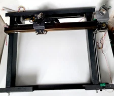 Monport Lightburn Compatible K40 XY Stage Table Rails w Stepper Motors Mirrors