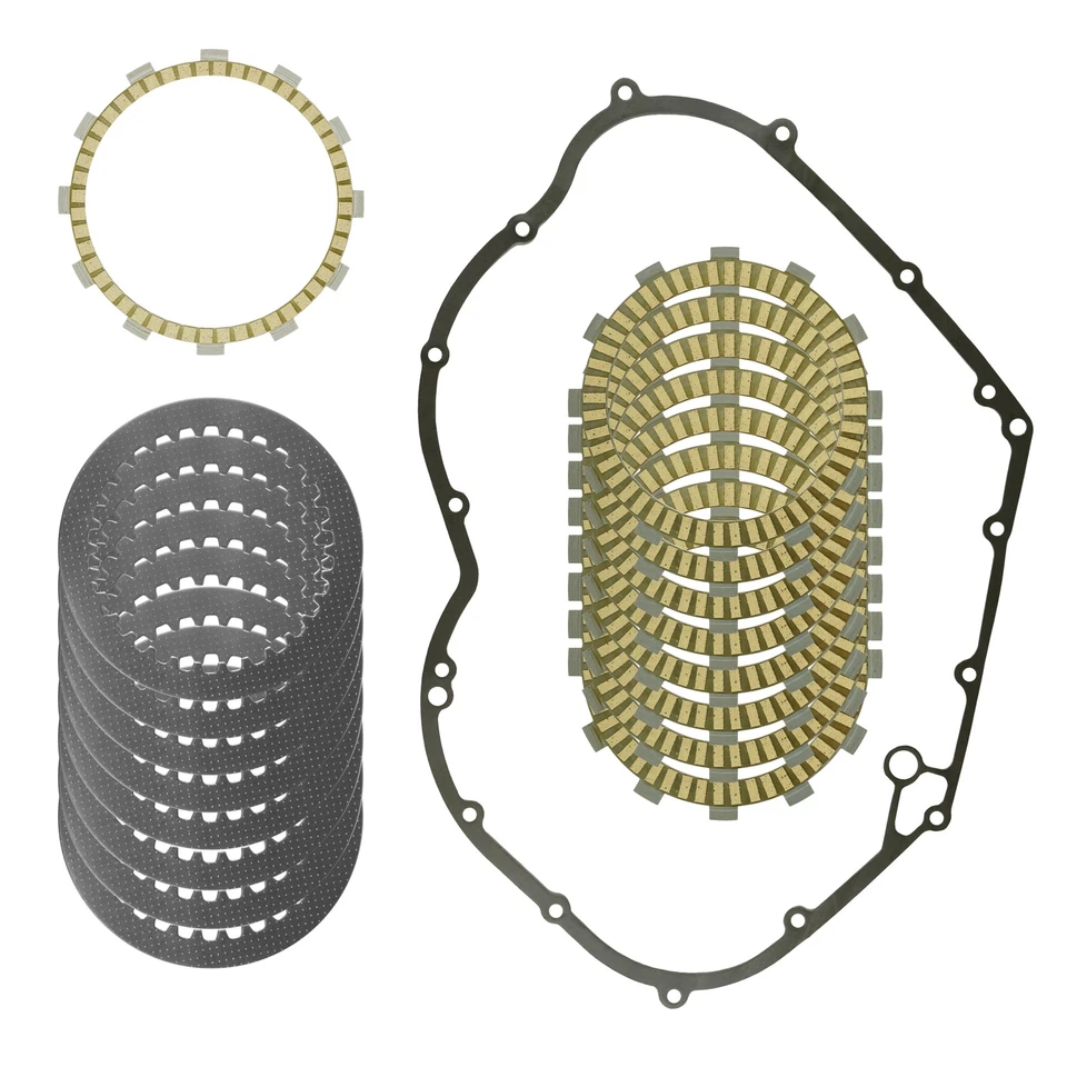 Kit de placas y juntas de acero de fricción de embrague para Yamaha Stryker XVS13C 2012-2017 Foto 4 de 4