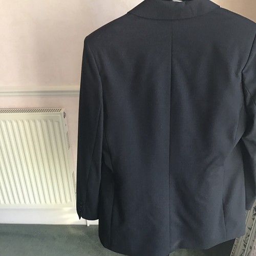 M&S Ladies Wool Blend Trouser Suit Black Jacket 14 Reg Flare Trousers 10 L BNWT - Picture 23 of 24
