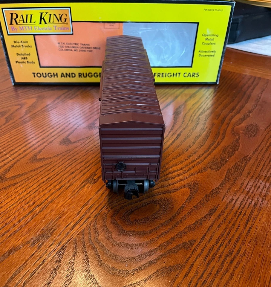 MTH Rail King Northern Pacific 30-74391 50' vagón de caja moderno vagón calibre O No. 3886 Foto 3 de 4