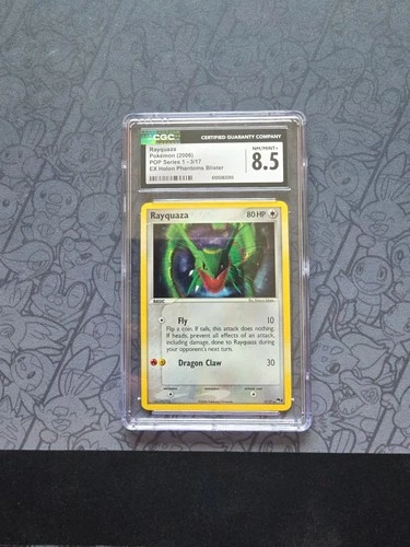 Pokemon: Rayquaza #3/17 POP Series 1 Holo Rare 2006 Vintage - CGC 8.5 - B117