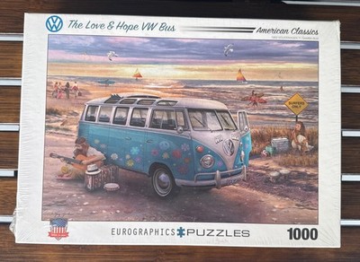 Eurographics The Love & Hope VW Bus Puzzle 1000 1963 Volkswagen American Classic