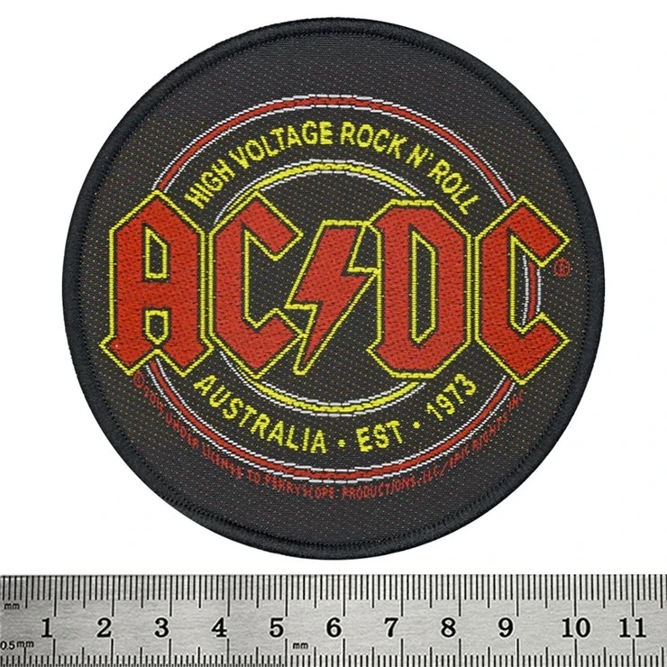 Death Band Logo Large Embroidered Sew-On Back Patch for Jacket Vest