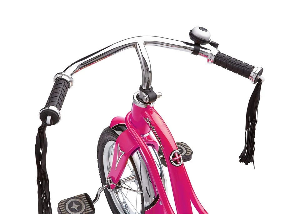 Schwinn Roadster Kids Tricycle, Classic Tricycle, Bright Pink - Image 3 of 4