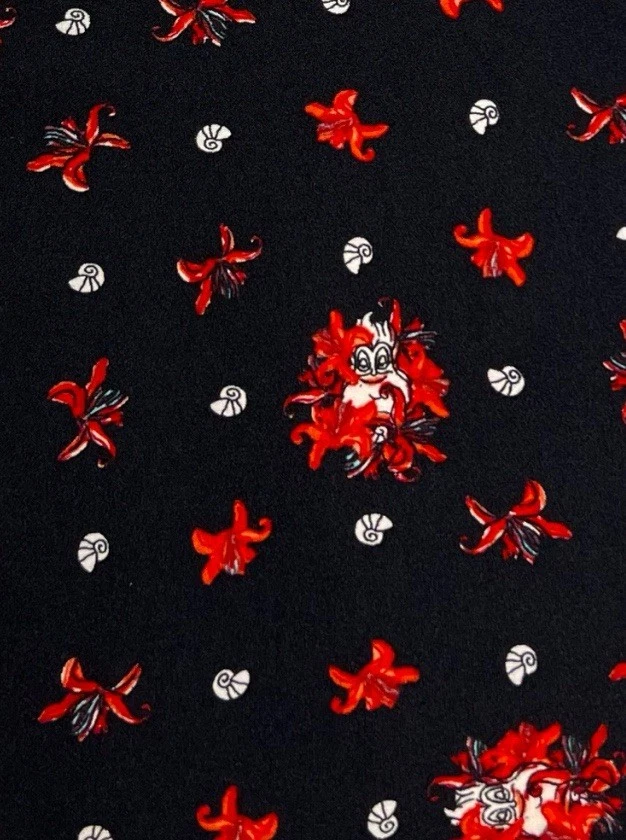 LuLaRoe Leggings Disney TC Alto Curvilíneo NEGRO Sirena VILLANO URSULA Halloween Diversión Foto 2 de 4