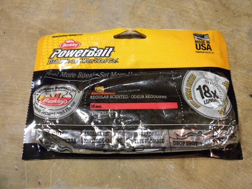 Open Package 5 Left Berkley Powerbait Power Worms Black Grape 10IN / 25CM - Picture 2 of 4