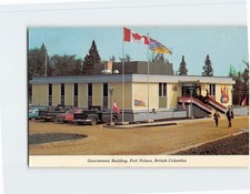 Postcard Government Building and Court House Fort Nelson British Columbia Canada
