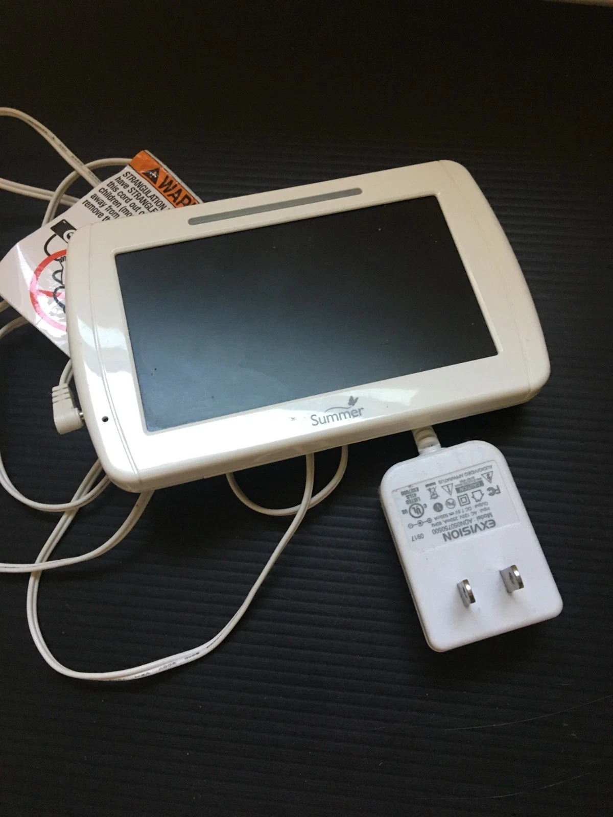 Summer Infant Baby Monitor With Power Adapter #28650 Size: 4.5"L x 2.5"W