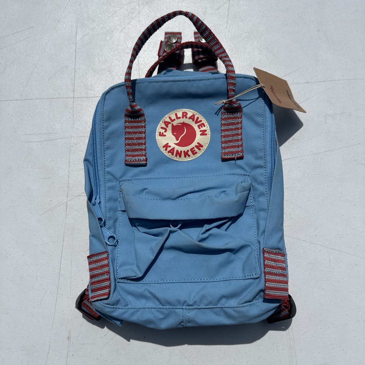 fjallraven kanken mini backpack air blue Fjllrven Save the Arctic Fox Knken It is the perfect companion on the way to kindergarten or on excursions and is also a practical everyday bag for a wallet Fjllrven Kanken Mini Backpack -