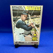 1969 Topps - Al Oliver #166 Rookie Pittsburgh Pirates Baseball Card. rookie card picture