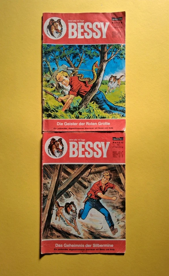 Bessy Comic Hefte ab Nr 9 Bastei Orginal 60er 70er Jahre Western Comics Konvolut - Bild 2 von 4