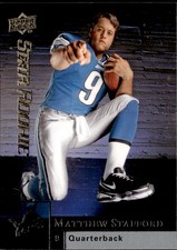 2009 Upper Deck - Star Rookie Matthew Stafford #305 (RC) Rookie Card. rookie card picture