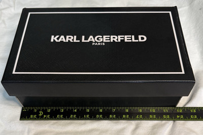 EMPTY Shoe Box Karl Lagerfeld Size US 10 Women's*No Shoes* Just Box 12''x7.25''x4''